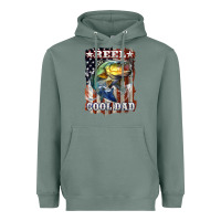 Sage Reel Cool Dad Bass 4th of July Heavyweight Hoodie - LillyAllenDesigns