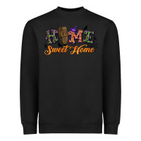 Black halloween home sweet home Heavyweight Sweatshirt - BundleAndBundleShop