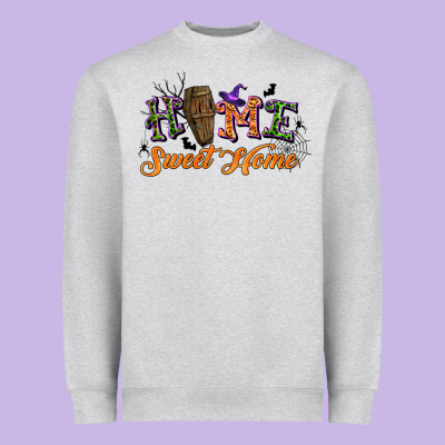 Halloween Home Sweet Home Heavyweight Sweatshirt Designed By Bundleandbundleshop
