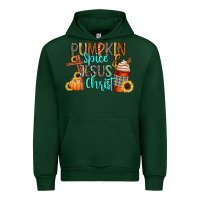 Forest Green pumpkin spice and jesus christ Urban Hoodie - CowGirlArtShop