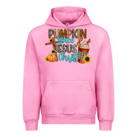 Fuchsia Pink pumpkin spice and jesus christ Urban Hoodie - CowGirlArtShop