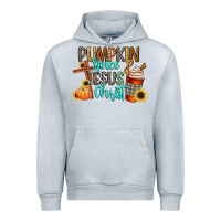 Heather Grey pumpkin spice and jesus christ Urban Hoodie - CowGirlArtShop