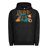 Pigment Black pumpkin spice and jesus christ Urban Hoodie - CowGirlArtShop