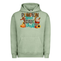 Pigment Oil Green pumpkin spice and jesus christ Urban Hoodie - CowGirlArtShop
