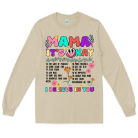 Mushroom mama it's okay Long Sleeve Tee - JahusDesignShop