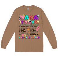 Toasted Coconut mama it's okay Long Sleeve Tee - JahusDesignShop