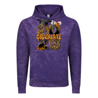 Cloud Purple 2023 graduate leopard Vintage Hoodie - AdoDesignShop