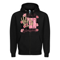 Black single season Zipper Hoodie - MaliasSmallBusiness