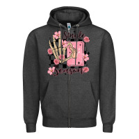 Charcoal Heather single season Zipper Hoodie - MaliasSmallBusiness