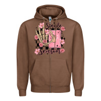 Chestnut single season Zipper Hoodie - MaliasSmallBusiness