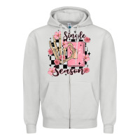 Dove Grey single season Zipper Hoodie - MaliasSmallBusiness