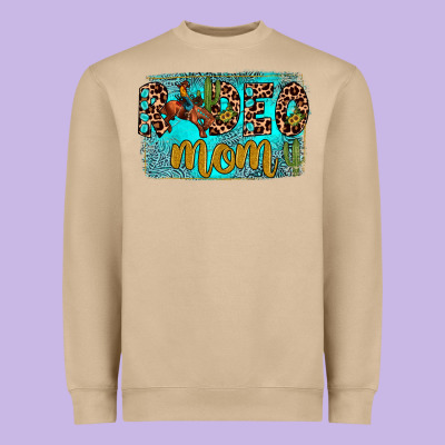 Rodeo Mom Heavyweight Sweatshirt Designed By Jahusdesignshop
