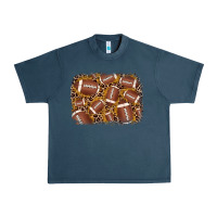 Midnight Navy american football background Urban Heavy Tee - JahusDesignShop