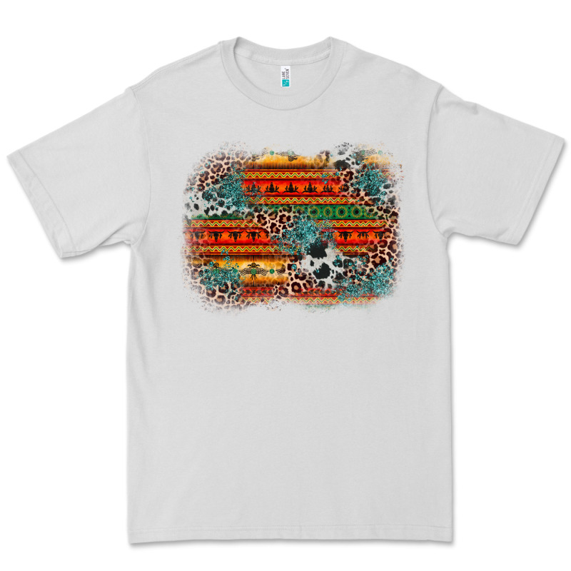 Leopard Aztec Background Premium Tee by Zillion Design Studio | Teevron