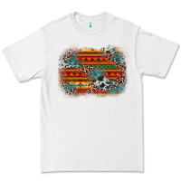 White leopard aztec background Premium Tee - Zillion Design Studio