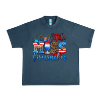 Midnight Navy little miss firecracker Urban Heavy Tee - AdoDesignShop