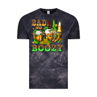 Cloud Black bad and boozy with beer Vintage Tee - AdoDesignShop