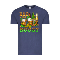 Vintage Denim bad and boozy with beer Vintage Tee - AdoDesignShop