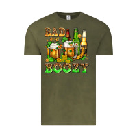 Vintage Olive bad and boozy with beer Vintage Tee - AdoDesignShop