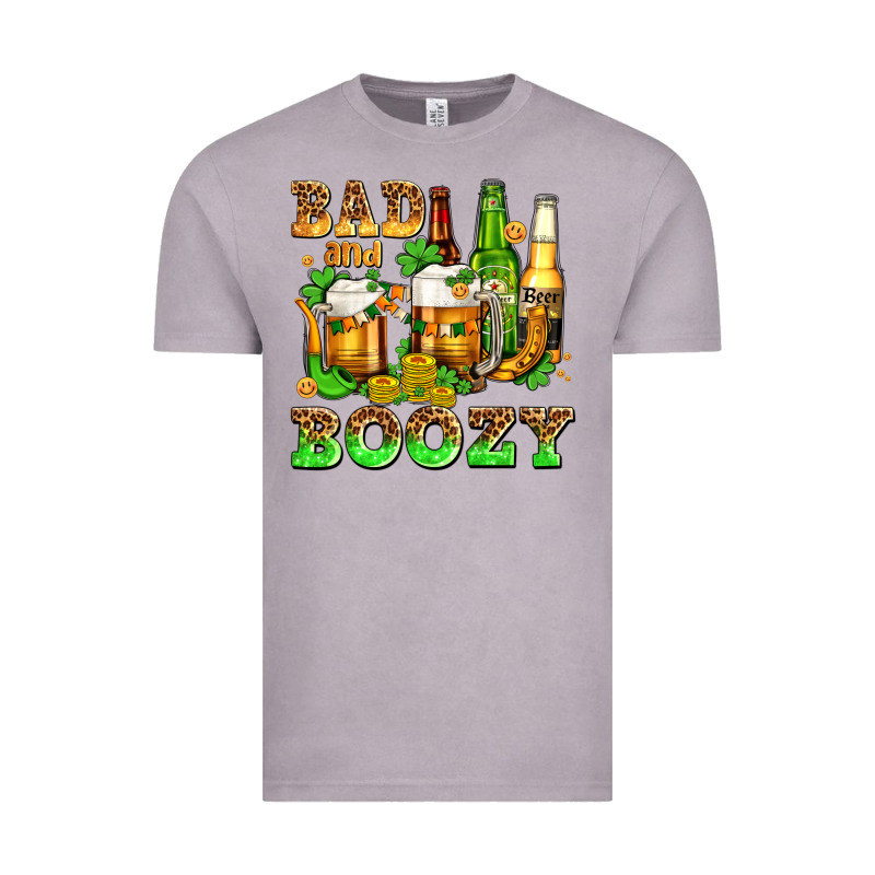Bad And Boozy With Beer Vintage Tee by AdoDesignShop | Teevron