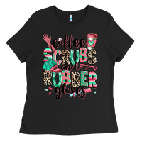Black coffee scrubs and rubber gloves Ladies Tee - RanaPortraitStore