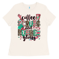 Bone coffee scrubs and rubber gloves Ladies Tee - RanaPortraitStore