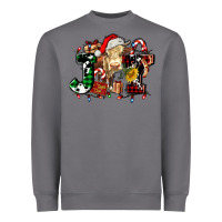 Storm joy and cow christmas candies and letters Heavyweight Sweatshirt - AdoDesignShop