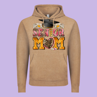 Senior Mom 2023 Vintage Hoodie Designed By Adodesignshop