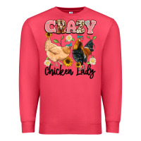 Cardinal crazy chicken lady Premium Sweatshirt - Artiststas