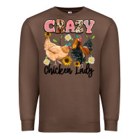Chestnut crazy chicken lady Premium Sweatshirt - Artiststas