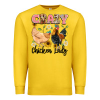 Lemon crazy chicken lady Premium Sweatshirt - Artiststas