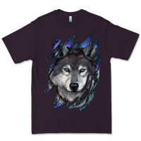 Plum wolf scratch mark Premium Tee - RanaPortraitStore