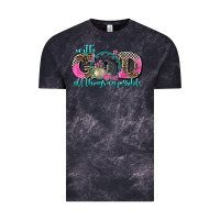 Cloud Black with god all things are possible race Vintage Tee - AdoDesignShop