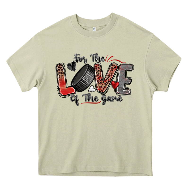 For The Love Of The Game Hockey Heavy Core Tee by Zillion Design Studio | Teevron