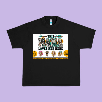 This Mama  Loves Her Herd Goats Urban Heavy Tee Designed By Jasminsmagicworld