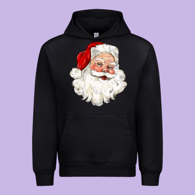 Santa Claus Urban Hoodie Designed By Cowgirlartshop