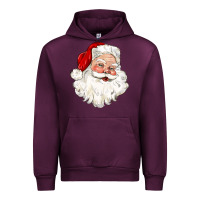 Mauve Wine santa claus Urban Hoodie - CowGirlArtShop