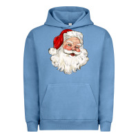 Pigment Pebble Blue santa claus Urban Hoodie - CowGirlArtShop