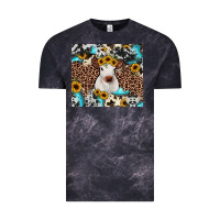 Cloud Black western calf Vintage Tee - JahusDesignShop