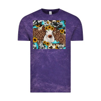 Cloud Purple western calf Vintage Tee - JahusDesignShop