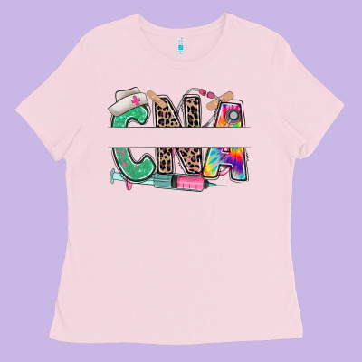 Ladies Tee custom name cna nurse