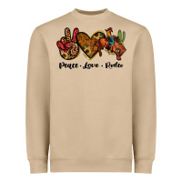 Mushroom peace love rodeo Heavyweight Sweatshirt - JahusDesignShop