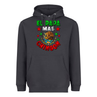 Smoke El Papa Mas Chingon Mexican Flag Heavyweight Hoodie - LillyAllenDesigns
