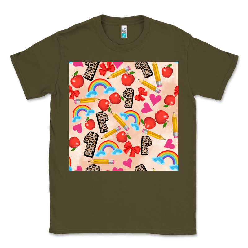 Back To School Seamless Pattern 1 (3600x3600) Classic Tee by AdoDesignShop | Teevron