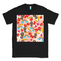 Black back to school seamless pattern 1 (3600x3600) Classic Tee - AdoDesignShop