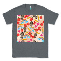 Charcoal Heather back to school seamless pattern 1 (3600x3600) Classic Tee - AdoDesignShop