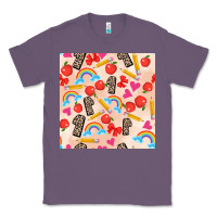 Lavender back to school seamless pattern 1 (3600x3600) Classic Tee - AdoDesignShop