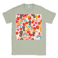 Matcha back to school seamless pattern 1 (3600x3600) Classic Tee - AdoDesignShop