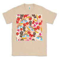 Mushroom back to school seamless pattern 1 (3600x3600) Classic Tee - AdoDesignShop