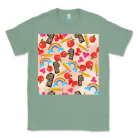 Sage back to school seamless pattern 1 (3600x3600) Classic Tee - AdoDesignShop